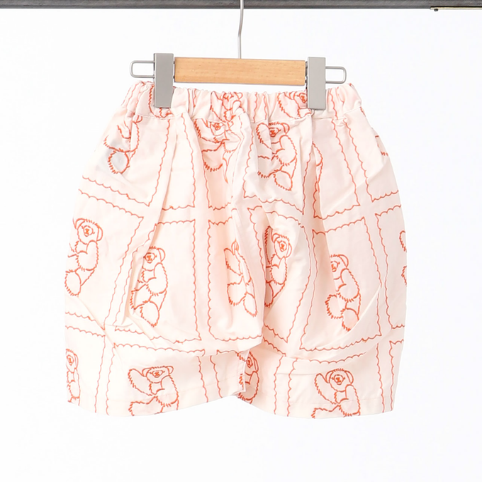 UNIONINI ユニオニーニ<br>PT-086<br>teddybear short pants