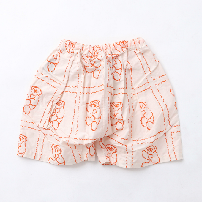 UNIONINI ユニオニーニ<br>PT-086<br>teddybear short pants