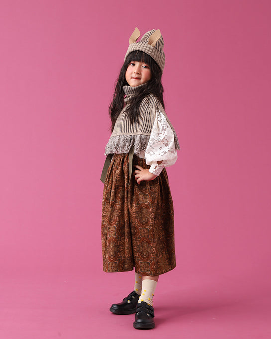 eLfinFolk <br>エルフィンフォルク<br>Snow Crystal Printed<br>elf-252F37