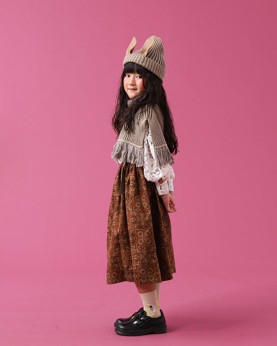 eLfinFolk <br>エルフィンフォルク<br>Snow Crystal Printed<br>elf-252F37