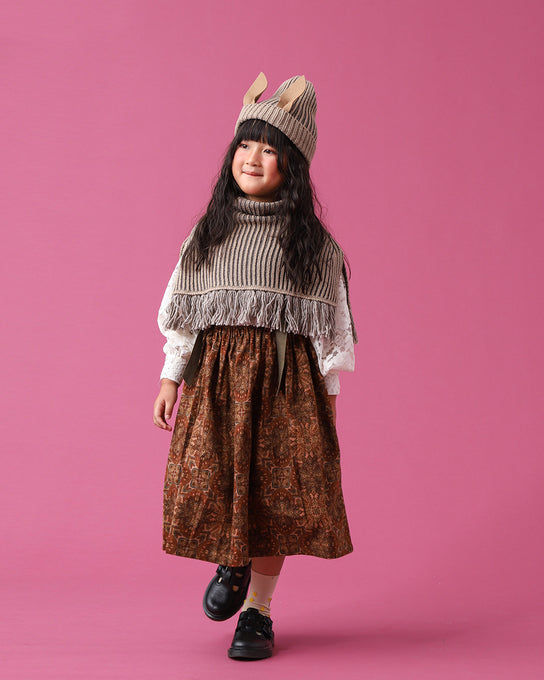 eLfinFolk <br>エルフィンフォルク<br>Snow Crystal Printed<br>elf-252F37