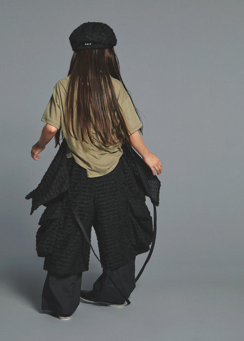GRIS<br>グリ<br>【27ssご予約】<br>Shaggy apron<br>GR27SS-DR001