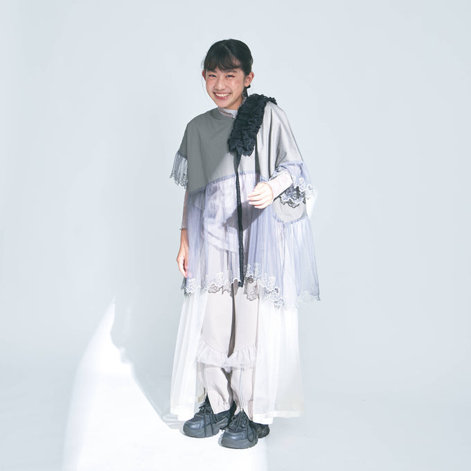 TOBOGGAN<br> トボガン<br>frill zip pants
