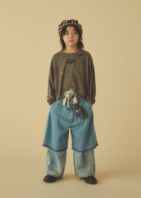 GRIS<br>グリ<br>Denim Big shorts<br>GR26SS-PT001