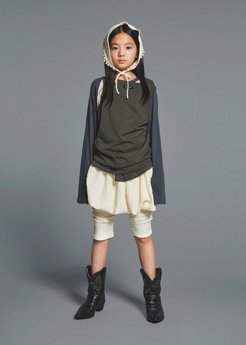 GRIS<br>グリ<br>【27ssご予約】<br>Three quater Leggings<br>GR27SS-CU007