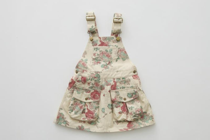 eLfinFolk エルフィンフォルク<br>【27ssご予約】<br>Antique Rose Overall Skirt<br>09_elf-271F09