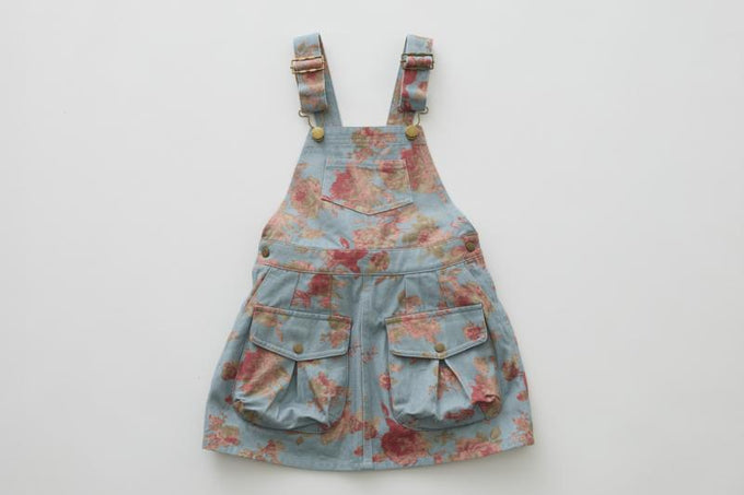 eLfinFolk エルフィンフォルク<br>【27ssご予約】<br>Antique Rose Overall Skirt<br>09_elf-271F09