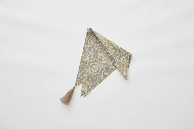 eLfinFolk エルフィンフォルク<br>【26ssご予約】<br>AZULEJOS Scarf<br>10_elf-261A15