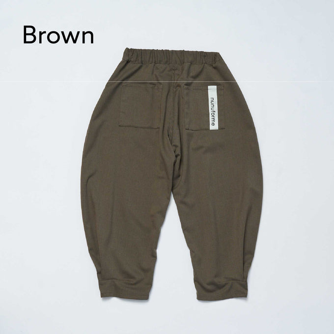NUNUFORME<br> ヌヌフォルム<br>【27ssご予約 1月入荷予定】<br>ヘムタックカーブパンツ<br>10-nf27-618-273