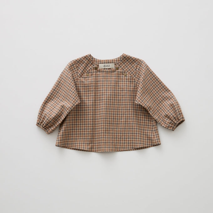 eLfinFolk <br>エルフィンフォルク<br>【26awご予約】<br>Country Check Baby Blose<br>11_elf-262F20