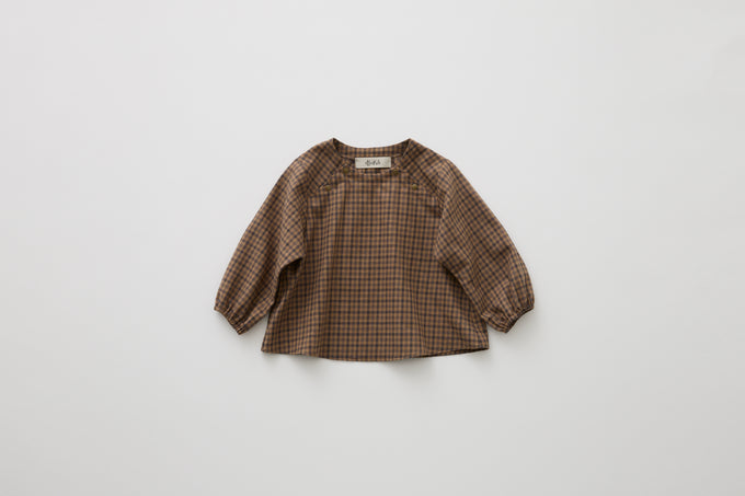 eLfinFolk <br>エルフィンフォルク<br>【26awご予約】<br>Country Check Baby Blose<br>11_elf-262F20