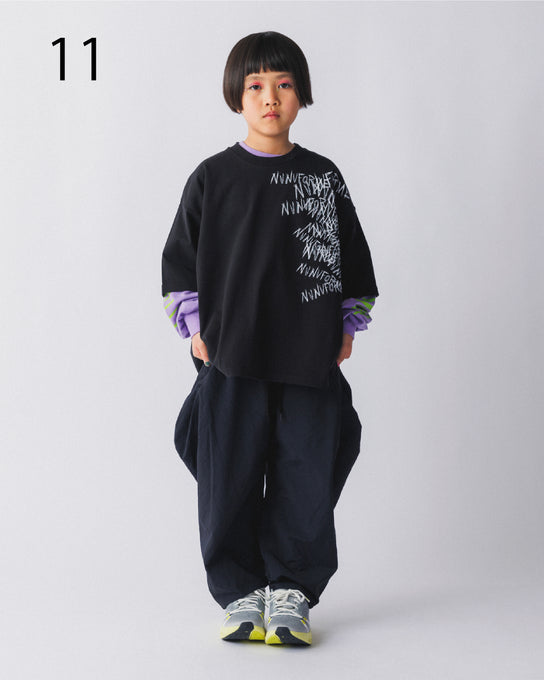 NUNUFORME<br> ヌヌフォルム<br>【26awご予約 7月入荷予定】<br>タックパンツ<br>11-nf26-649-043