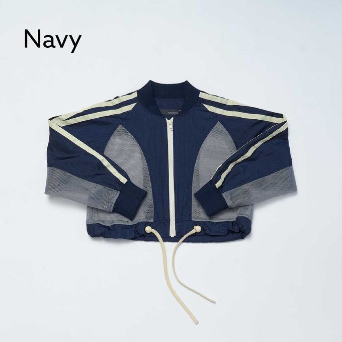 NUNUFORME<br> ヌヌフォルム<br>【27ssご予約 1月入荷予定】<br>テープスリーブショートブルゾン<br>12-nf27-133-276