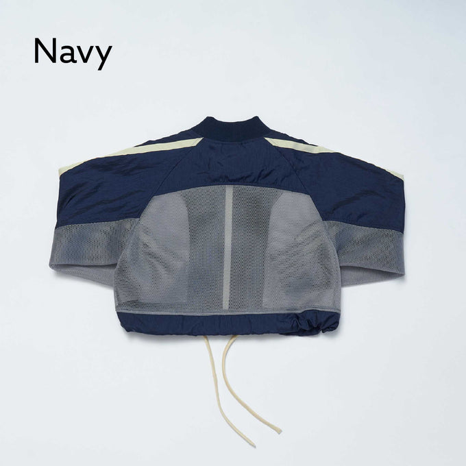 NUNUFORME<br> ヌヌフォルム<br>【27ssご予約 1月入荷予定】<br>テープスリーブショートブルゾン<br>12-nf27-133-276