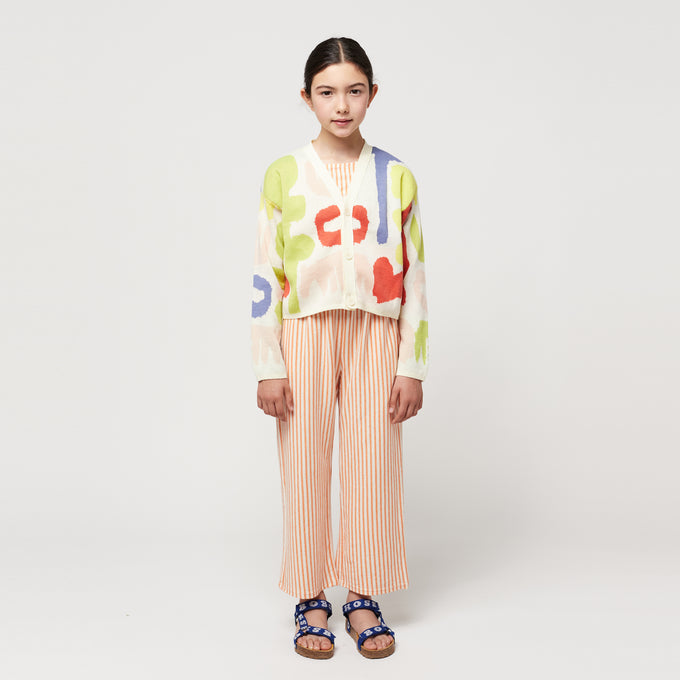 BOBOCHOSES<br>ボボショセス<br>Carnival all over cropped jacquard cardigan<br>124AC137