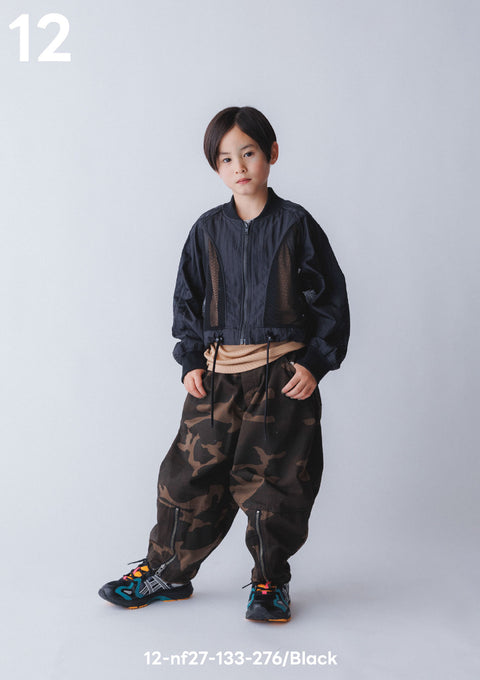 NUNUFORME<br> ヌヌフォルム<br>【27ssご予約 1月入荷予定】<br>テープスリーブショートブルゾン<br>12-nf27-133-276