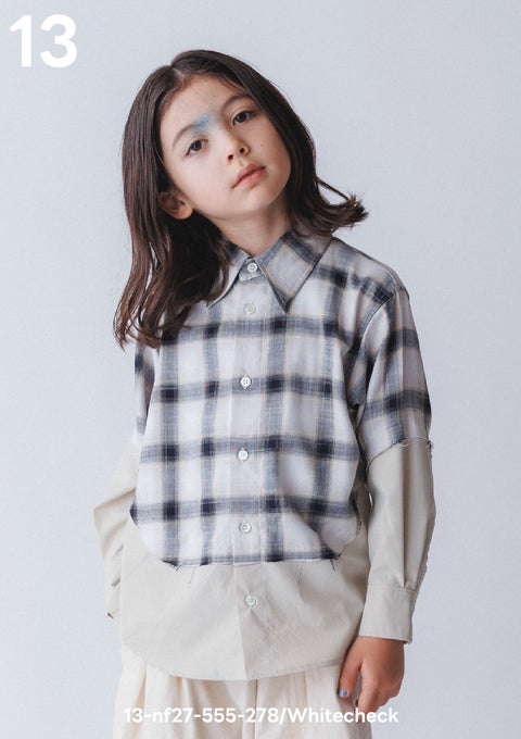 NUNUFORME<br> ヌヌフォルム<br>【27ssご予約 1月入荷予定】<br>チェンジシャツ<br>13-nf27-555-278