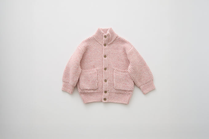 eLfinFolk <br>エルフィンフォルク<br>【26awご予約】<br>Nep Yarn Knit Cardigan<br>15_elf-262K24