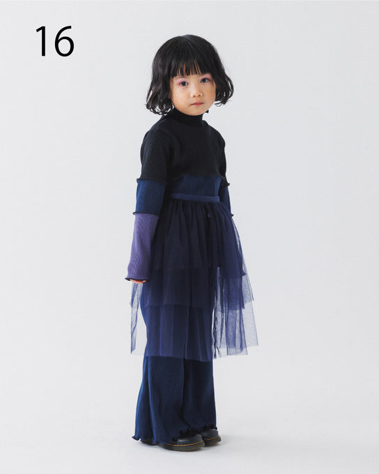 NUNUFORME<br> ヌヌフォルム<br>【26awご予約 7月入荷予定】<br>ダブルフリルケープ<br>16-nf26-019-267