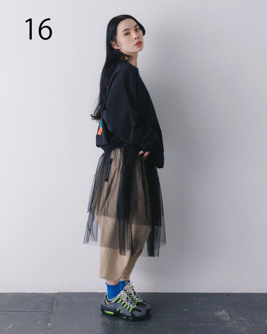 NUNUFORME<br> ヌヌフォルム<br>【26awご予約 7月入荷予定】<br>ダブルフリルケープ<br>16-nf26-019-267
