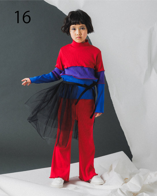 NUNUFORME<br> ヌヌフォルム<br>【26awご予約 7月入荷予定】<br>ダブルフリルケープ<br>16-nf26-019-267