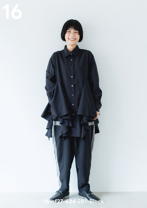NUNUFORME<br> ヌヌフォルム<br>【27ssご予約 1月入荷予定】<br>チェンジテーパードパンツ<br>16-nf27-634-281