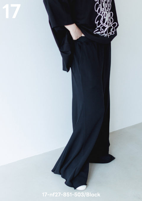 NUNUFORME<br> ヌヌフォルム<br>【27ssご予約 1月入荷予定】<br>ヒッピースウェットパンツ<br>17-nf27-851-503