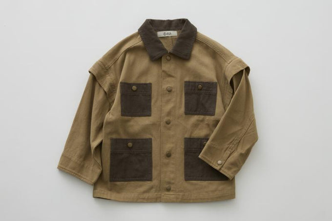 eLfinFolk エルフィンフォルク<br>【27ssご予約】<br>Cotton Twill Garden Jacket<br>17_elf-271F17