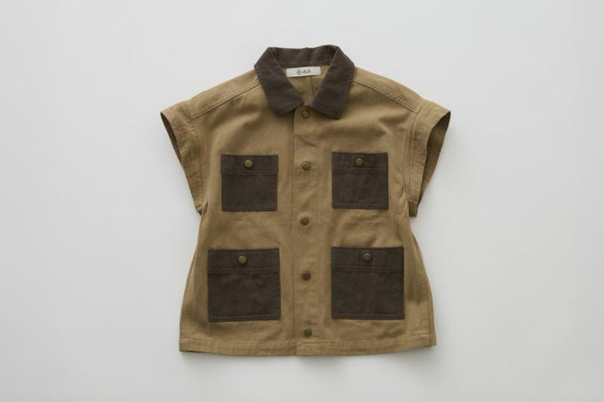 eLfinFolk エルフィンフォルク<br>【27ssご予約】<br>Cotton Twill Garden Jacket<br>17_elf-271F17