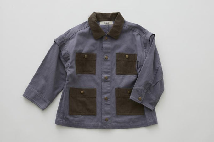 eLfinFolk エルフィンフォルク<br>【27ssご予約】<br>Cotton Twill Garden Jacket<br>17_elf-271F17