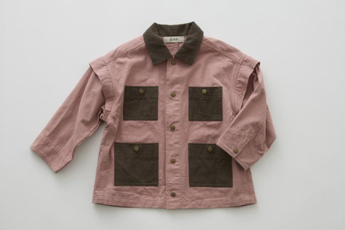 eLfinFolk エルフィンフォルク<br>【27ssご予約】<br>Cotton Twill Garden Jacket<br>17_elf-271F17