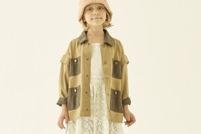 eLfinFolk エルフィンフォルク<br>【27ssご予約】<br>Cotton Twill Garden Jacket<br>17_elf-271F17
