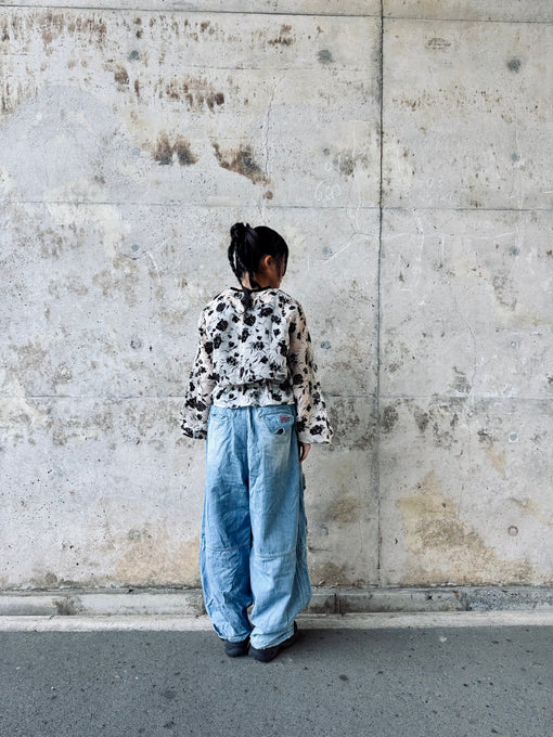 TOBOGGAN<br> トボガン<br>sheer blouse