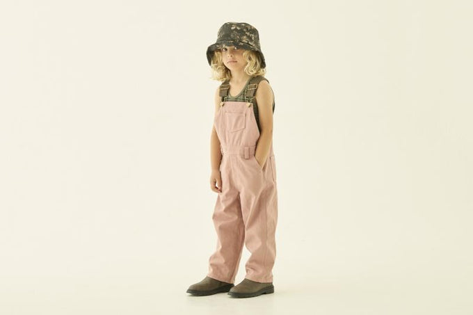 eLfinFolk エルフィンフォルク<br>【27ssご予約】<br>Cotton Twill Overalls<br>19_elf-271F19