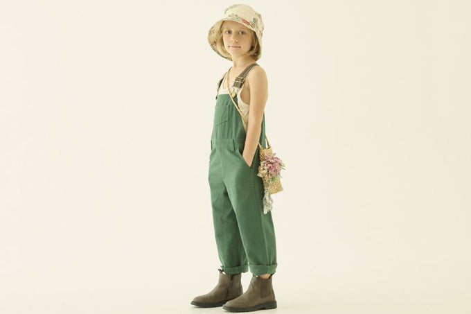 eLfinFolk エルフィンフォルク<br>【27ssご予約】<br>Cotton Twill Overalls<br>19_elf-271F19