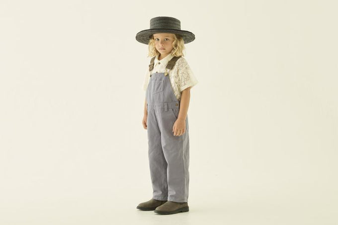 eLfinFolk エルフィンフォルク<br>【27ssご予約】<br>Cotton Twill Overalls<br>19_elf-271F19