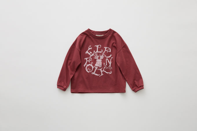 eLfinFolk <br>エルフィンフォルク<br>【26awご予約】<br>Tsuno Fukurou (Horned Owl Fairy) L/S Tee<br>01_elf-262J01
