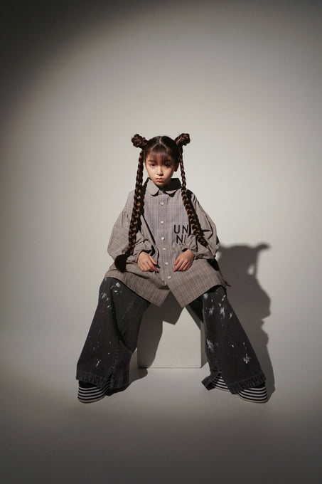 UNIONINI<br>ユニオニーニ<br>【26awご予約8-9月入荷予定】<br>tuck big jeans<br>PT-130