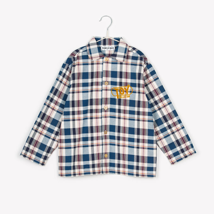 TOM&BOY<br>トム&ボーイ<br>ECRU CHECK SHIRT<br>2021/240