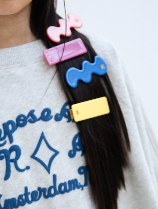 Repose AMS<br>リポーズ<br>squared hair clip<br>SS26-140