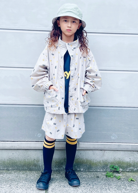 MIN-NANO×frankygrow<br>ミンナノ×フランキーグロウ<br>【26ssご予約】<br>M&SB PATTERNED SHORT PANTS<br>MF26SBT-013