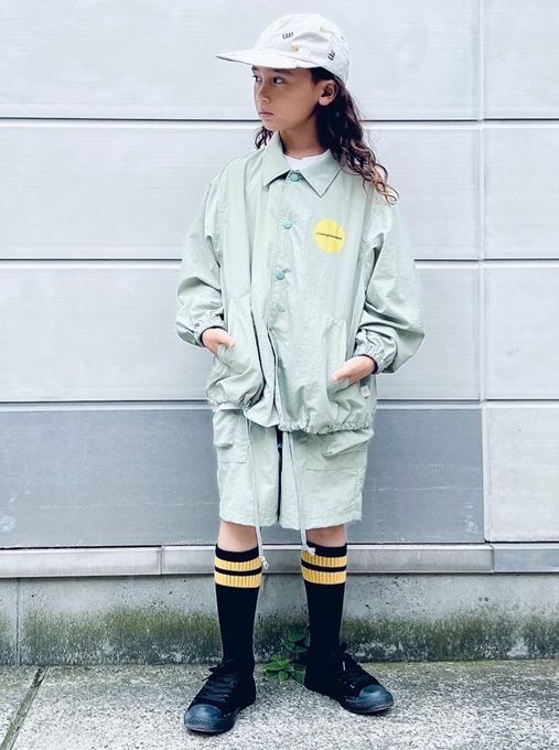 MIN-NANO×frankygrow<br>ミンナノ×フランキーグロウ<br>【26ssご予約】<br>LIGHT SHELL BULKY TAFFETA CARGO SHORT PANTS<br>MF26SBT-011