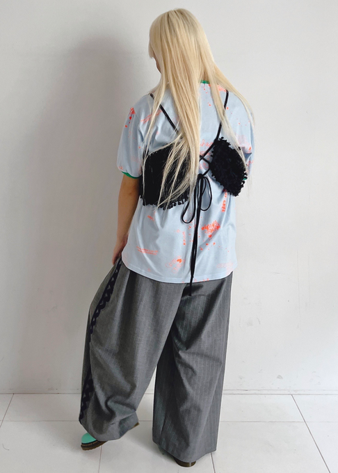 frankygrow<br>フランキーグロウ<br>【26ssご予約】<br>RIBBON ORGANDY BUSTIER<br>26SVT-102