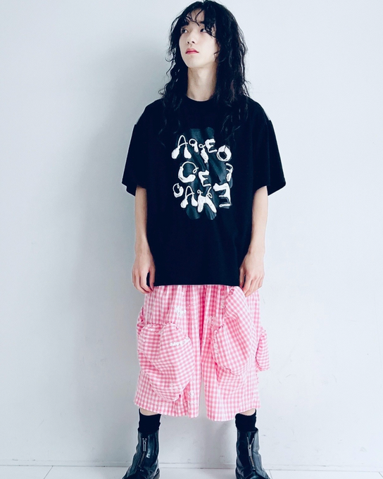 frankygrow<br>フランキーグロウ<br>HAND-DRAWN Pt. BEAR FEELS SOLID HALF PANTS<br>26SBT-396