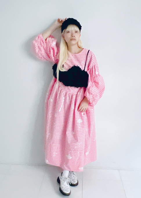 frankygrow<br>フランキーグロウ<br>【26ssご予約】<br>RIBBON ORGANDY BUSTIER<br>26SVT-102