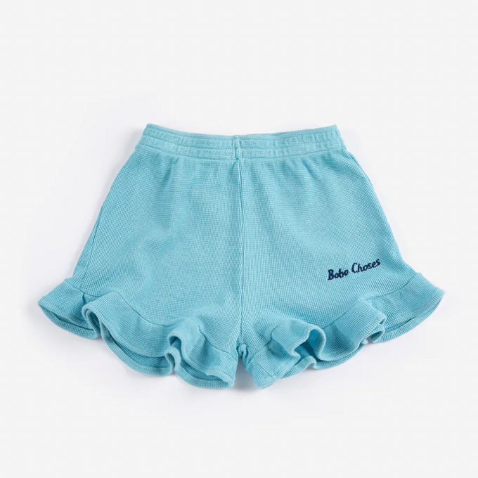 BOBOCHOSES<br>ボボショセス<br>【26ssご予約】<br>Bobo Choses ruffled shorts<br>B126AC062