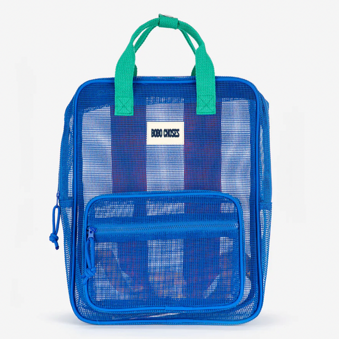 BOBOCHOSES<br>ボボショセス<br>Bobo Choses color block mesh backpack<br>B126AI032