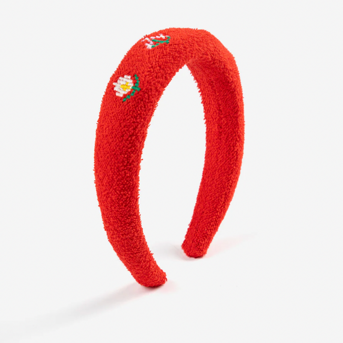 BOBOCHOSES<br>ボボショセス<br>【26ssご予約】<br>Pixel Daisies terry cloth headband<br>B126AI025