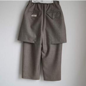 GRIS<br>グリ<br>【26awご予約 8月末入荷予定】<br>Layered Slacks<br>GR26AW-PT007