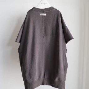 GRIS<br>グリ<br>【26awご予約 8月末入荷予定】<br>Cut of sleeve Big sweat<br>GR26AW-CU005